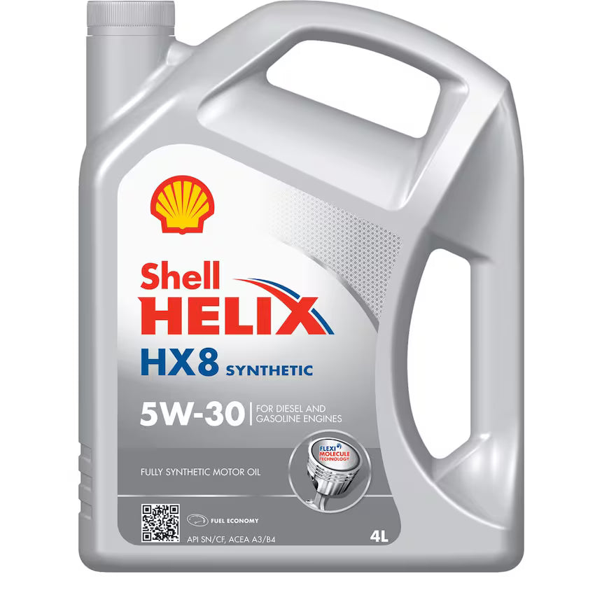 Shell Helix Fully Synthetic Shell Helix HX8 Synthetic 5W-30. ( Pack Size 1L , 3.5L , 4L ,5L  )