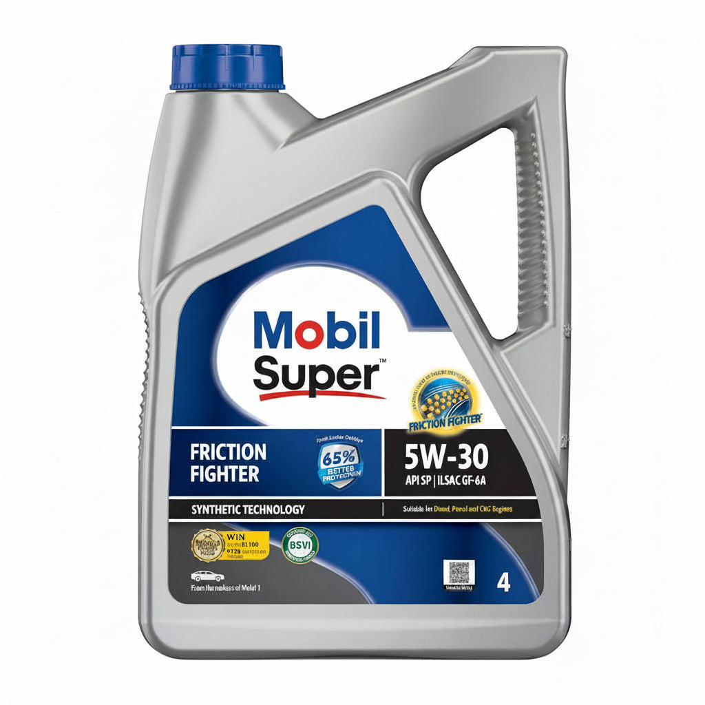 Mobil Super Friction Fighter 5W-30 Multigrade Petrol/Diesel Engine Oil ( pack size - 1 lts ,3.5 lts , 4 lts , 5 lts)