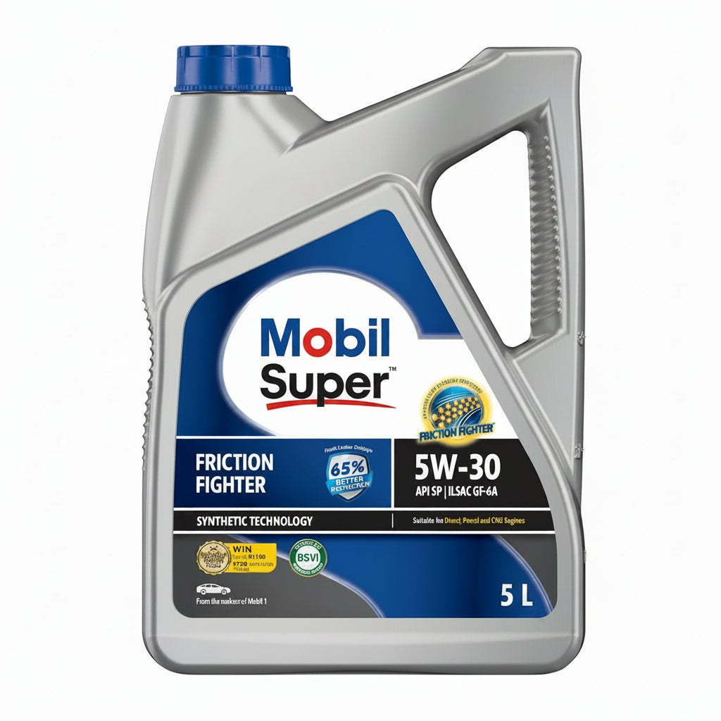 Mobil Super Friction Fighter 5W-30 Multigrade Petrol/Diesel Engine Oil ( pack size - 1 lts ,3.5 lts , 4 lts , 5 lts)