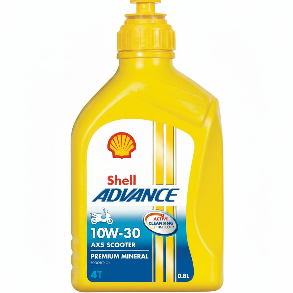 Shell Advance AX5 scooter 10W30 High Performance Engine Oil (800 ml)