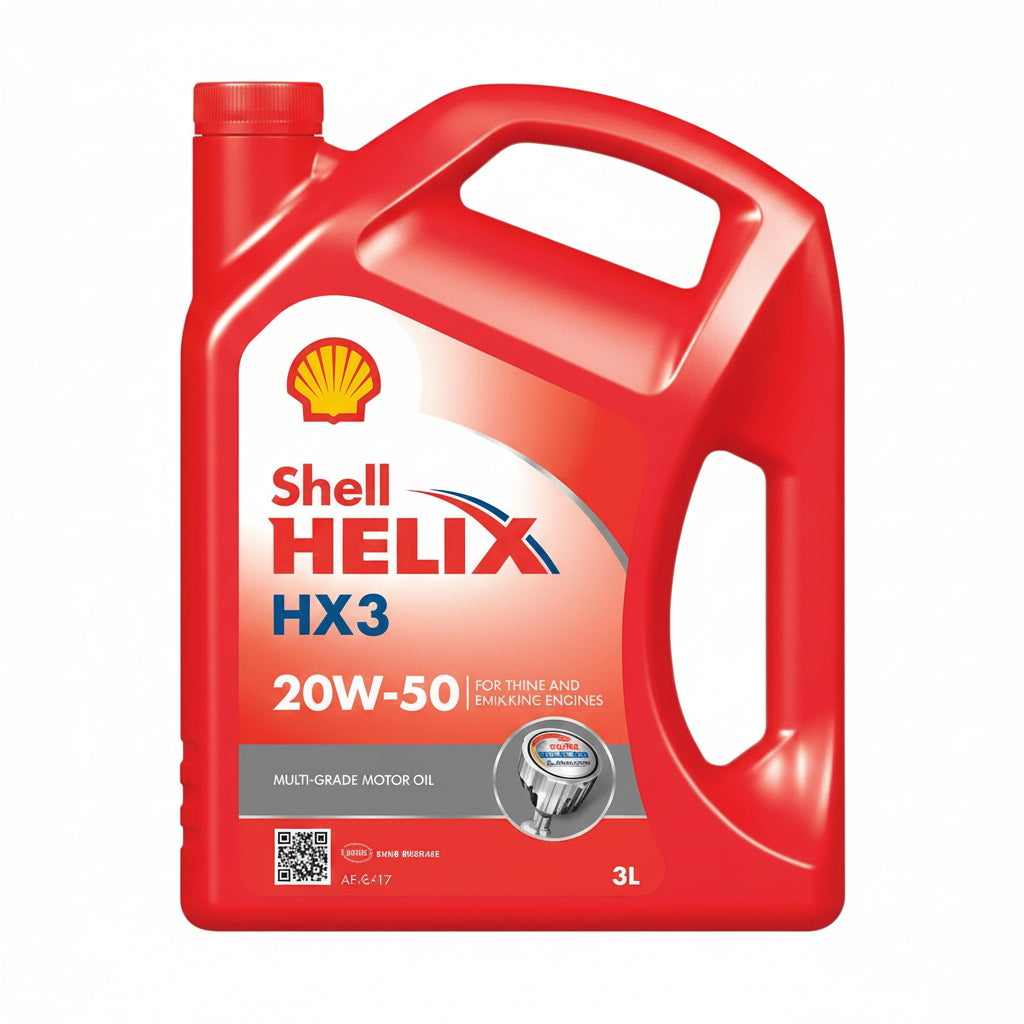 Shell Helix Hx3 20W50 Sl ( Pack Size 1L , 3L , 3.5L )