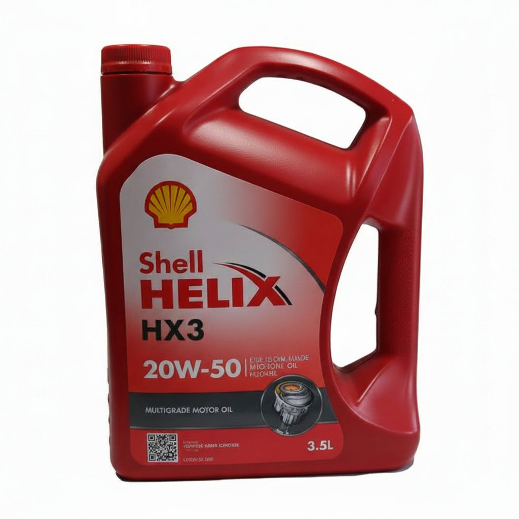 Shell Helix Hx3 20W50 Sl ( Pack Size 1L , 3L , 3.5L )