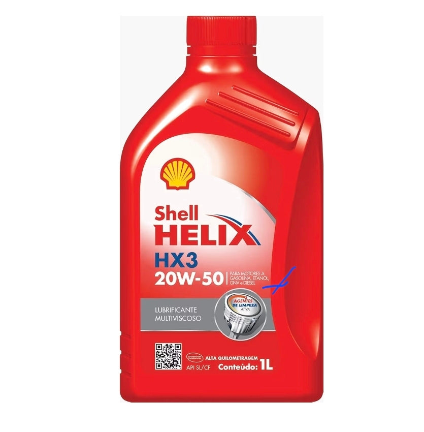 Shell Helix Hx3 20W50 Sl ( Pack Size 1L , 3L , 3.5L )