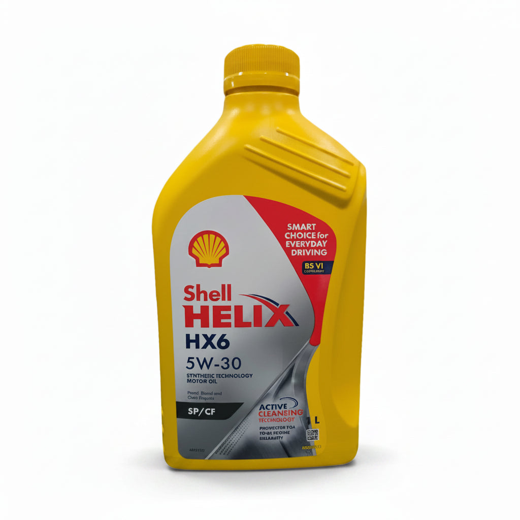 Shell Helix 5W-30 SP/CF Synthetic Engine oil Helix HX6 5W30 Synthetic Blend Engine Oil ( Pack Size 1L , 3.5L , 5L )
