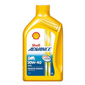 Shell Advance AX5 4T 20W-40 API SL Premium Mineral Motorbike Engine Oil - Pack Available in ( 900 ml , 1L )